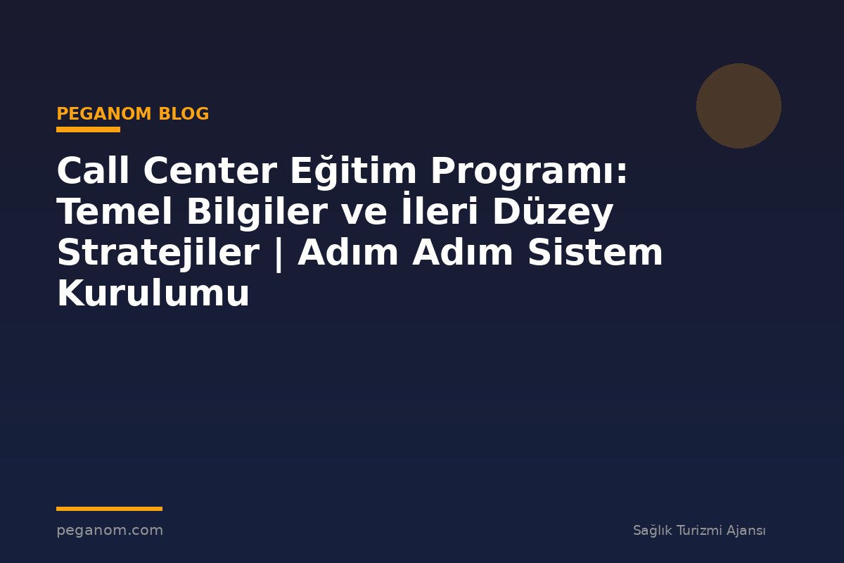 Call Center Eğitim Programı: Temel Bilgiler ve İleri Düzey Stratejiler | Adım Adım Sistem Kurulumu
