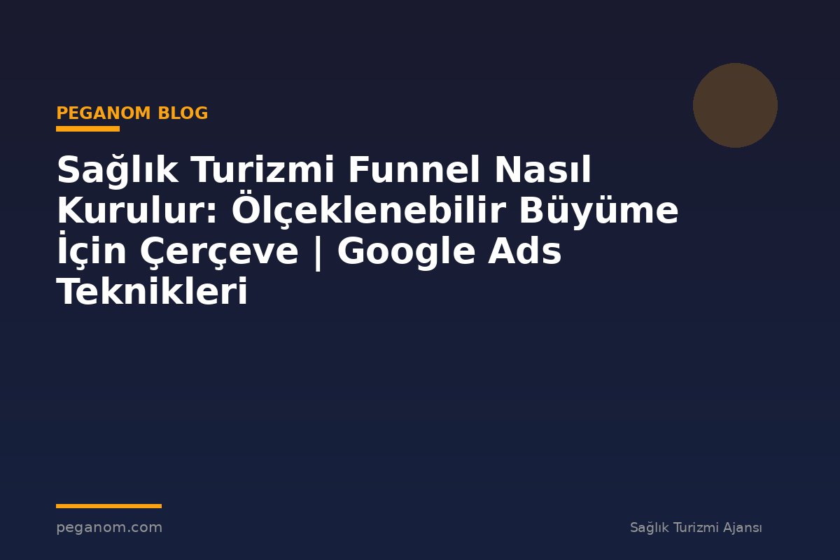 Sağlık Turizmi Funnel Nasıl Kurulur: Ölçeklenebilir Büyüme İçin Çerçeve | Google Ads Teknikleri