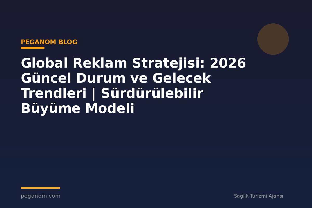 Global Reklam Stratejisi: 2026 Güncel Durum ve Gelecek Trendleri | Sürdürülebilir Büyüme Modeli