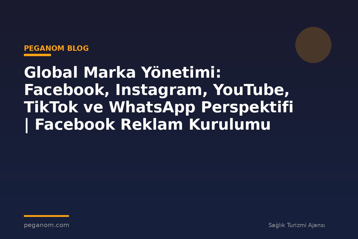 Global Marka Yönetimi: Facebook, Instagram, YouTube, TikTok ve WhatsApp Perspektifi | Facebook Reklam Kurulumu