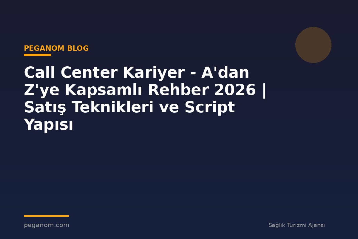 Call Center Kariyer - A'dan Z'ye Kapsamlı Rehber 2026 | Satış Teknikleri ve Script Yapısı