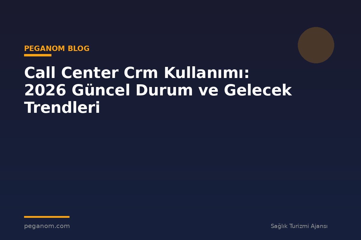 Call Center Crm Kullanımı: 2026 Güncel Durum ve Gelecek Trendleri