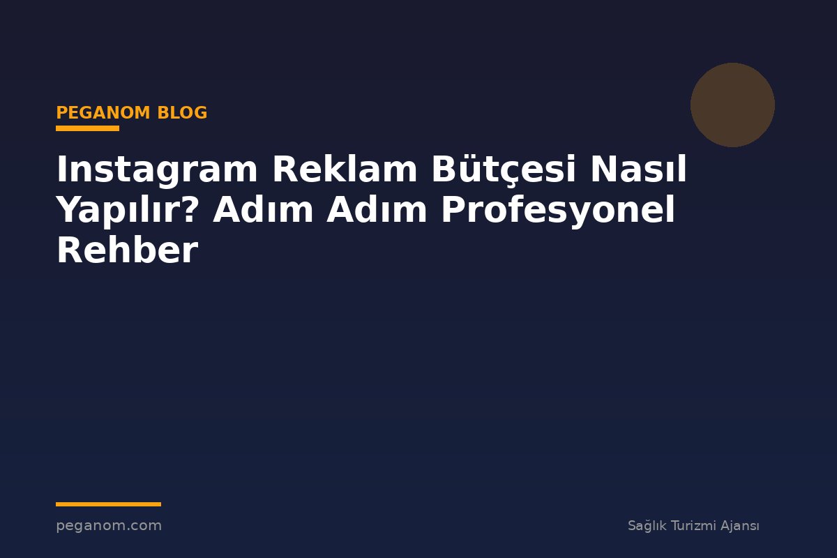Instagram Reklam Bütçesi Nasıl Yapılır? Adım Adım Profesyonel Rehber