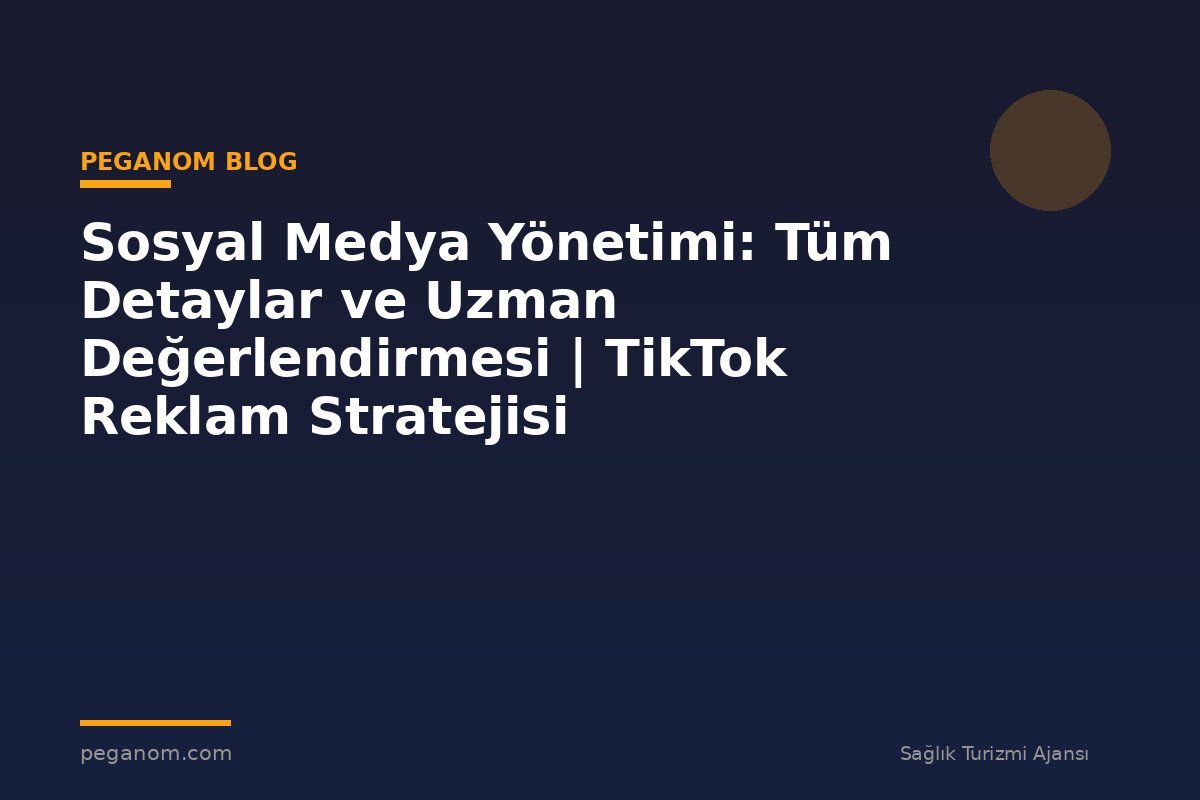 Sosyal Medya Yönetimi: Tüm Detaylar ve Uzman Değerlendirmesi | TikTok Reklam Stratejisi
