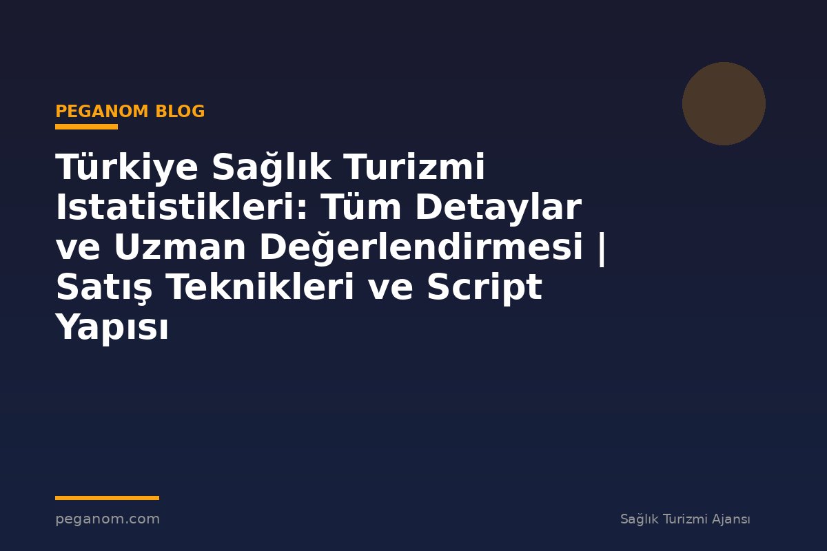 Türkiye Sağlık Turizmi Istatistikleri: Tüm Detaylar ve Uzman Değerlendirmesi | Satış Teknikleri ve Script Yapısı