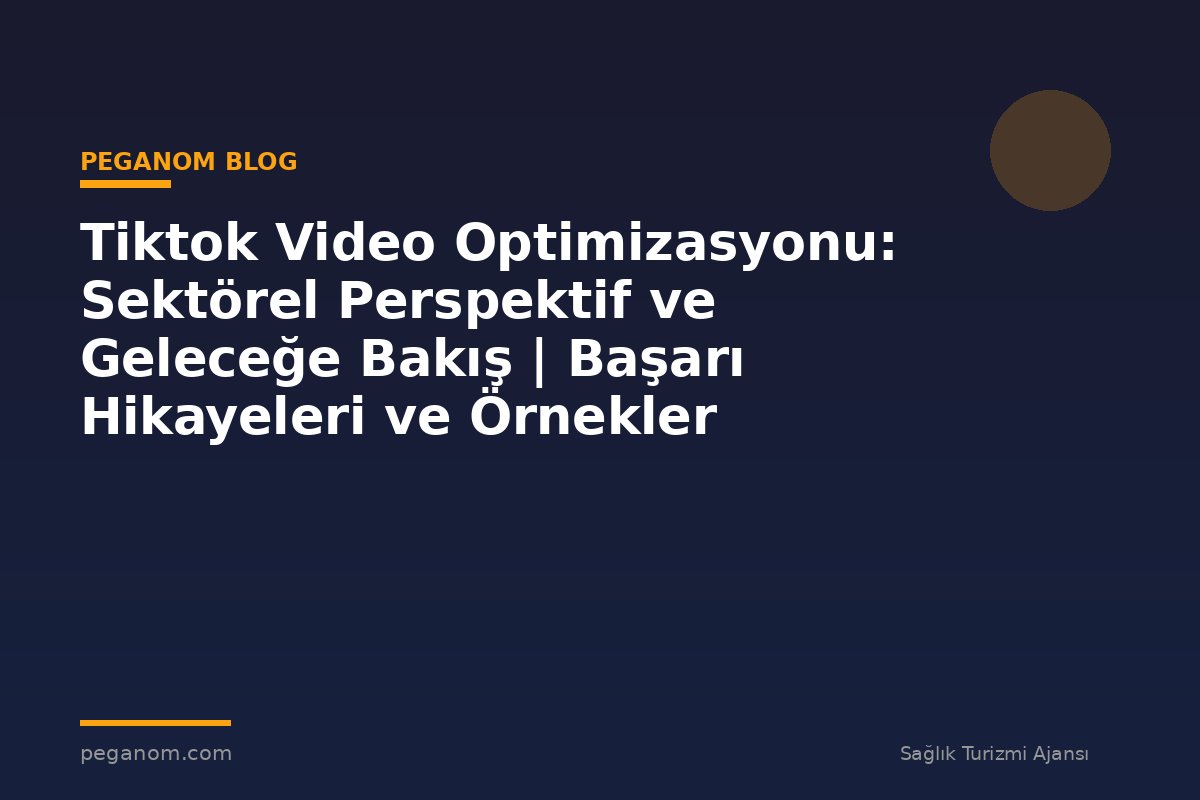 Tiktok Video Optimizasyonu: Sektörel Perspektif ve Geleceğe Bakış | Başarı Hikayeleri ve Örnekler