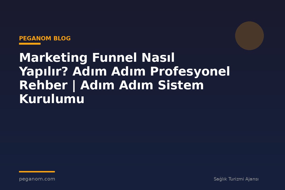 Marketing Funnel Nasıl Yapılır? Adım Adım Profesyonel Rehber | Adım Adım Sistem Kurulumu