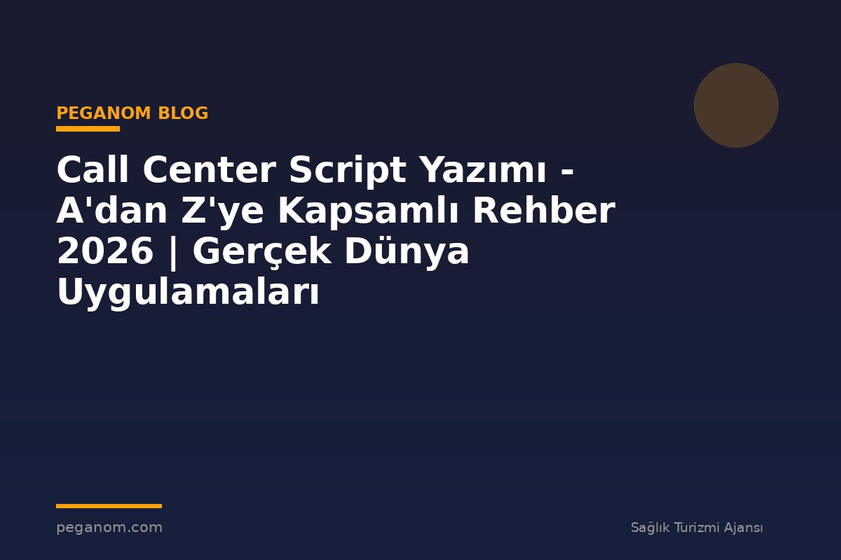 Call Center Script Yazımı - A'dan Z'ye Kapsamlı Rehber 2026 | Gerçek Dünya Uygulamaları
