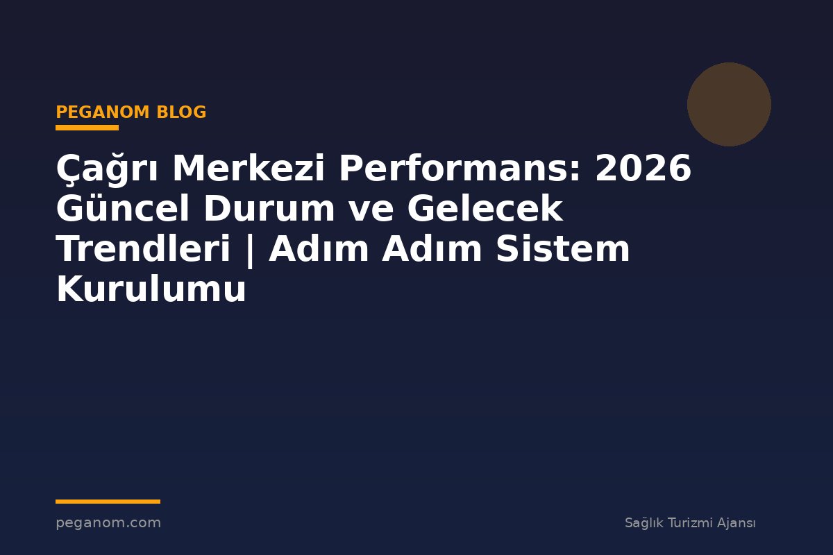 Çağrı Merkezi Performans: 2026 Güncel Durum ve Gelecek Trendleri | Adım Adım Sistem Kurulumu