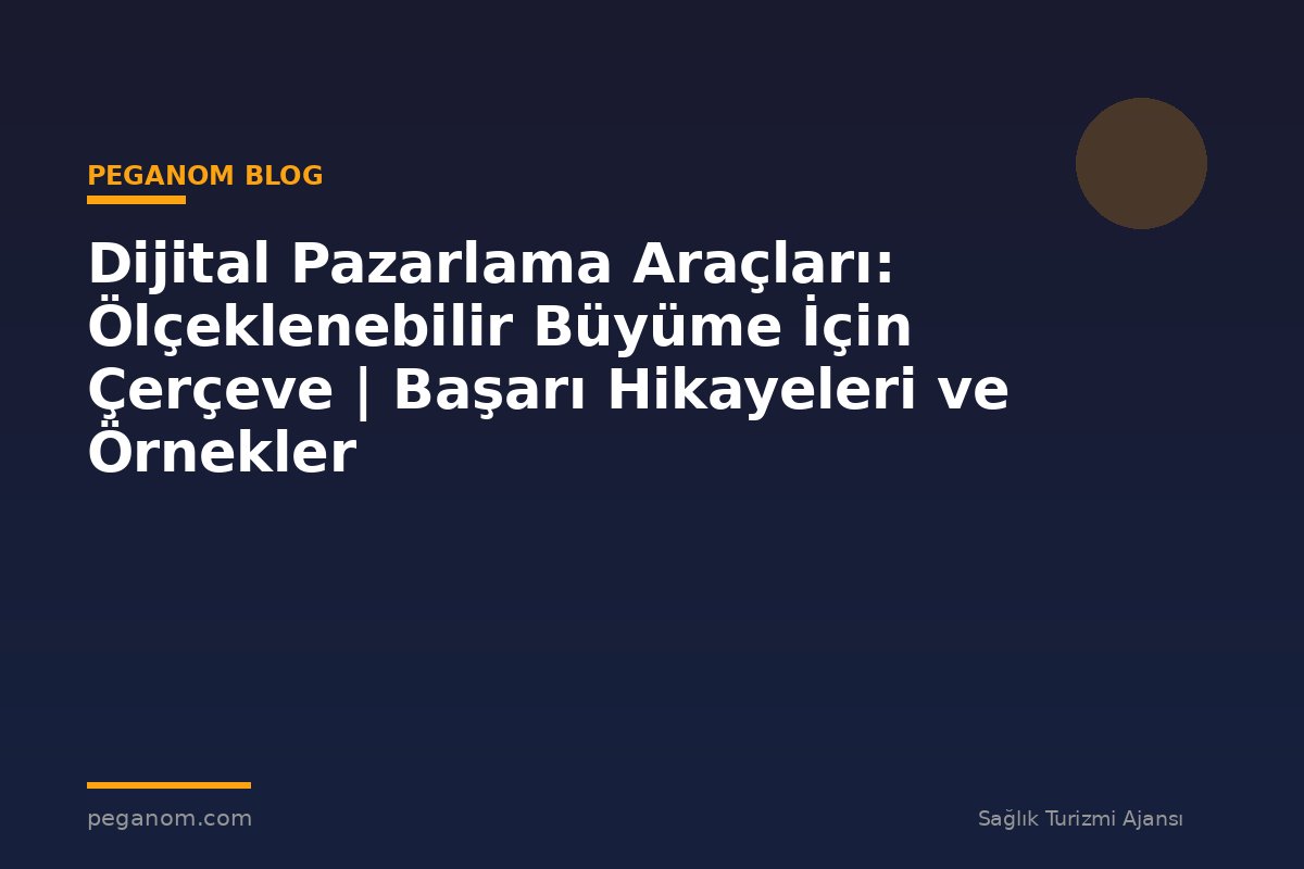 Dijital Pazarlama Araçları: Ölçeklenebilir Büyüme İçin Çerçeve | Başarı Hikayeleri ve Örnekler