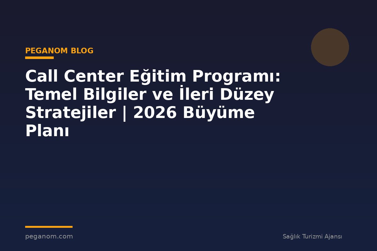 Call Center Eğitim Programı: Temel Bilgiler ve İleri Düzey Stratejiler | 2026 Büyüme Planı