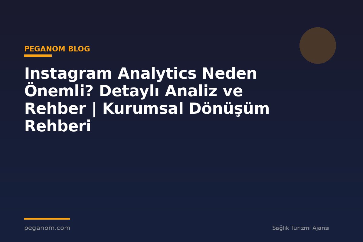 Instagram Analytics Neden Önemli? Detaylı Analiz ve Rehber | Kurumsal Dönüşüm Rehberi