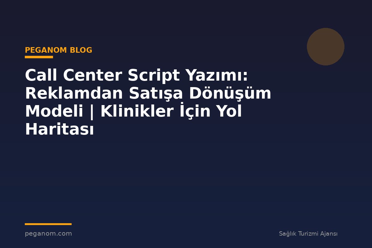 Call Center Script Yazımı: Reklamdan Satışa Dönüşüm Modeli | Klinikler İçin Yol Haritası