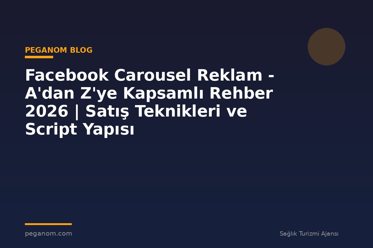 Facebook Carousel Reklam - A'dan Z'ye Kapsamlı Rehber 2026 | Satış Teknikleri ve Script Yapısı