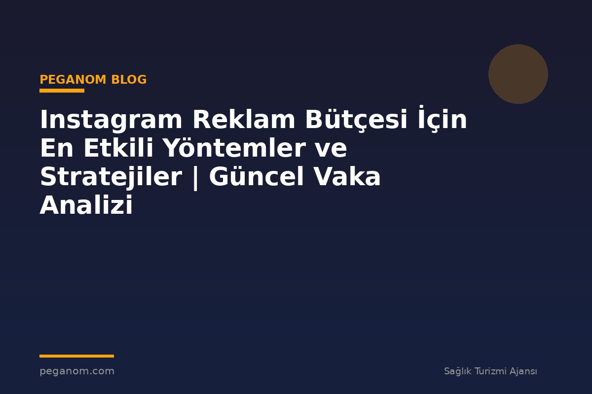 Instagram Reklam Bütçesi İçin En Etkili Yöntemler ve Stratejiler | Güncel Vaka Analizi