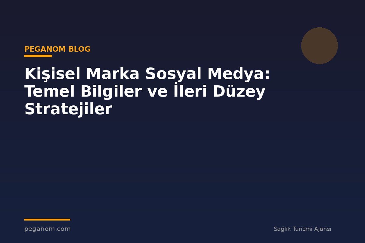 Kişisel Marka Sosyal Medya: Temel Bilgiler ve İleri Düzey Stratejiler