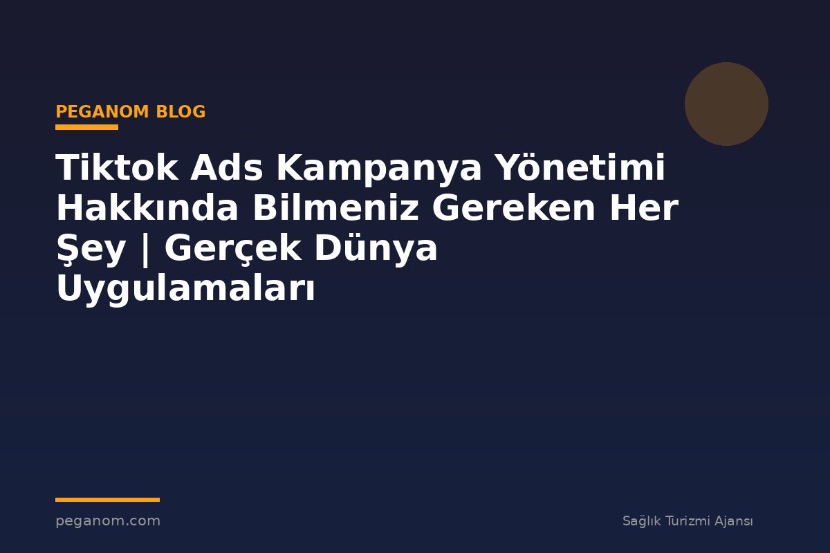 Tiktok Ads Kampanya Yönetimi Hakkında Bilmeniz Gereken Her Şey | Gerçek Dünya Uygulamaları