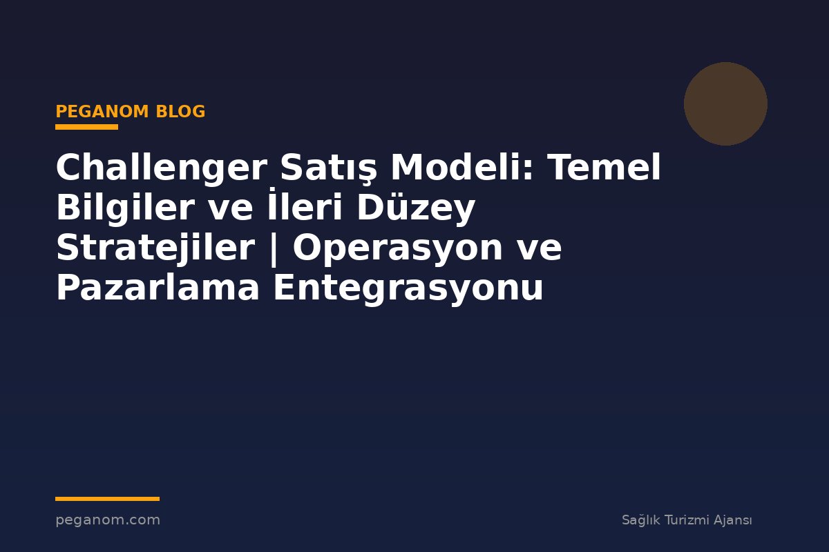 Challenger Satış Modeli: Temel Bilgiler ve İleri Düzey Stratejiler | Operasyon ve Pazarlama Entegrasyonu