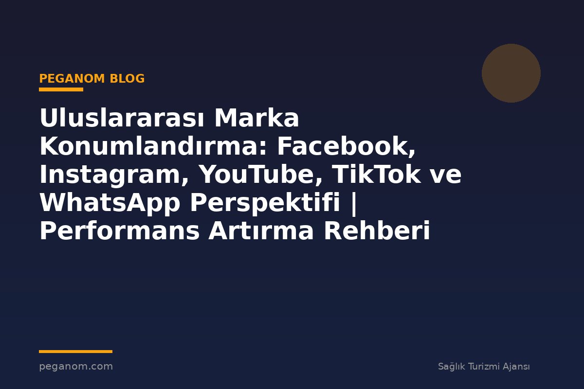 Uluslararası Marka Konumlandırma: Facebook, Instagram, YouTube, TikTok ve WhatsApp Perspektifi | Performans Artırma Rehberi