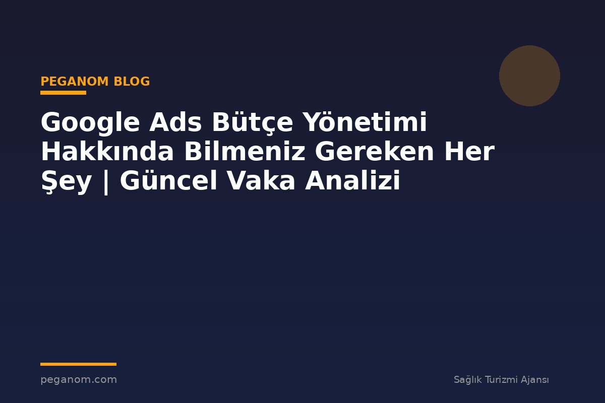 Google Ads Bütçe Yönetimi Hakkında Bilmeniz Gereken Her Şey | Güncel Vaka Analizi