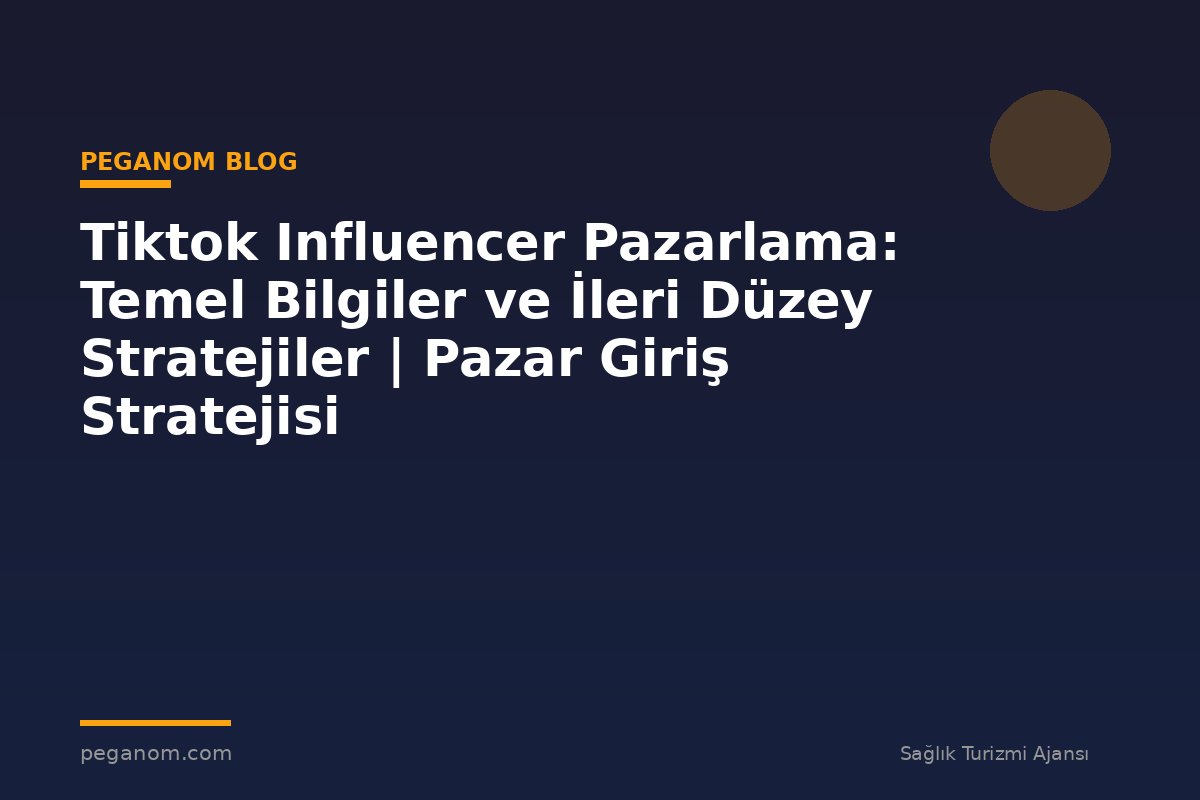 Tiktok Influencer Pazarlama: Temel Bilgiler ve İleri Düzey Stratejiler | Pazar Giriş Stratejisi
