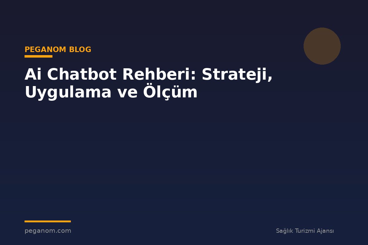 Ai Chatbot Rehberi: Strateji, Uygulama ve Ölçüm