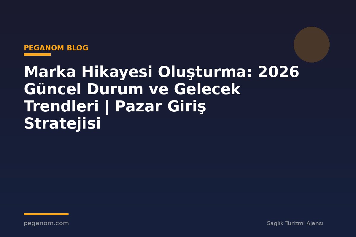 Marka Hikayesi Oluşturma: 2026 Güncel Durum ve Gelecek Trendleri | Pazar Giriş Stratejisi