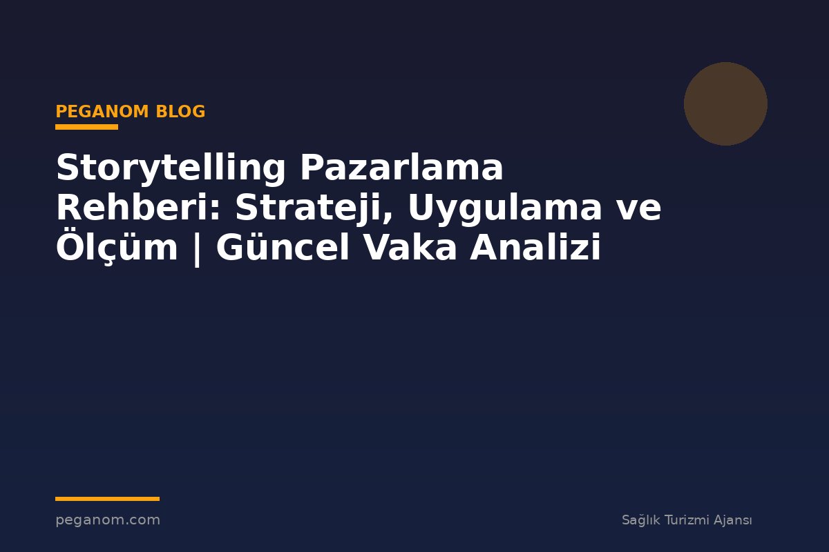 Storytelling Pazarlama Rehberi: Strateji, Uygulama ve Ölçüm | Güncel Vaka Analizi