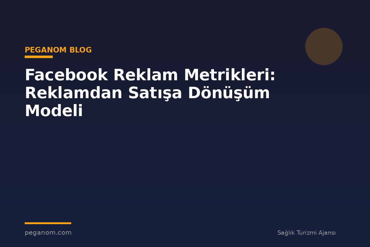 Facebook Reklam Metrikleri: Reklamdan Satışa Dönüşüm Modeli