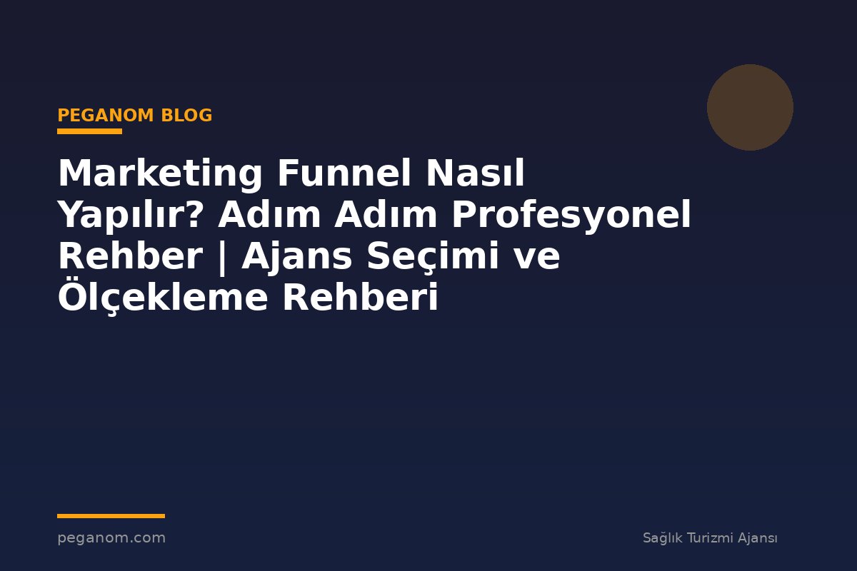 Marketing Funnel Nasıl Yapılır? Adım Adım Profesyonel Rehber | Ajans Seçimi ve Ölçekleme Rehberi