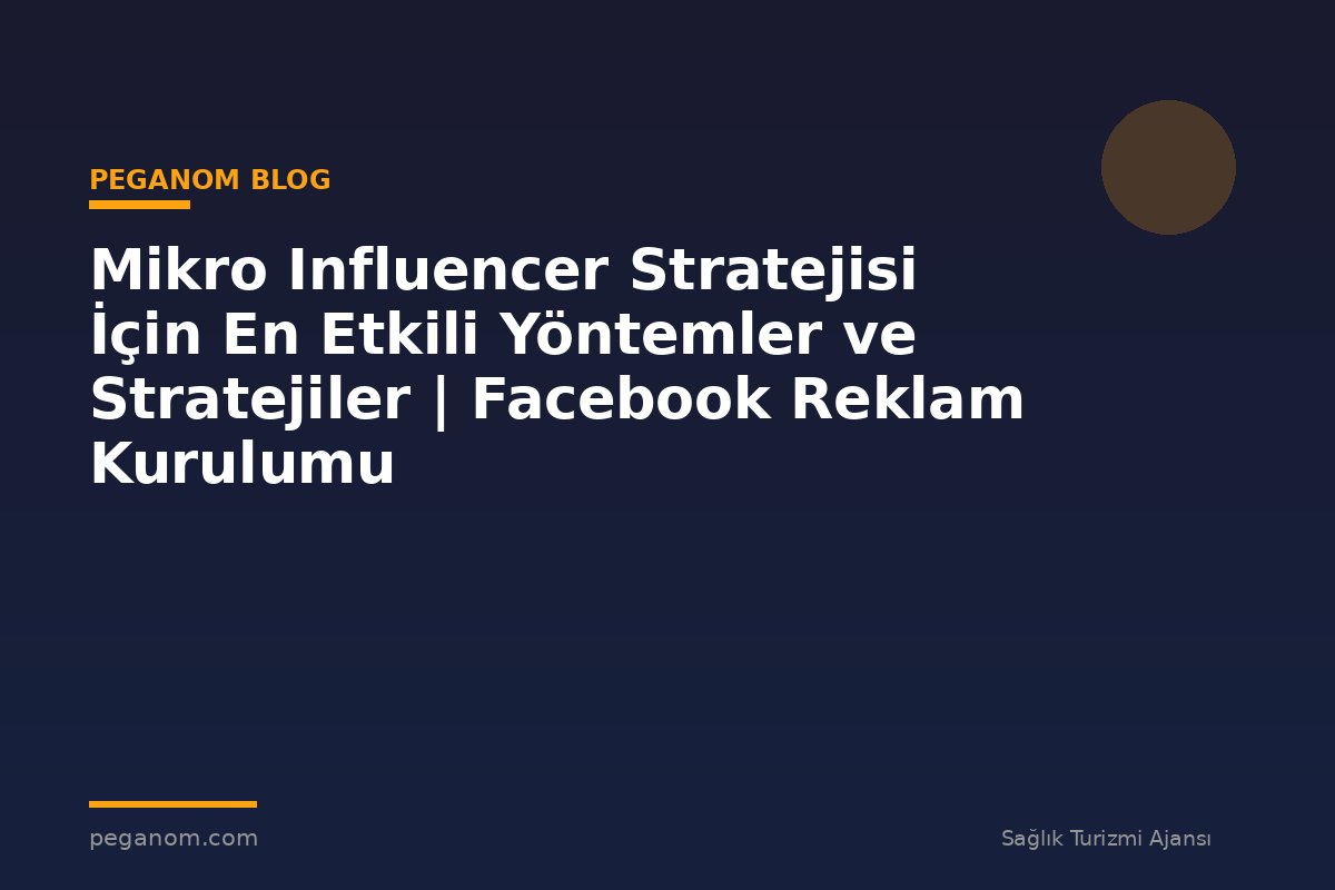 Mikro Influencer Stratejisi İçin En Etkili Yöntemler ve Stratejiler | Facebook Reklam Kurulumu