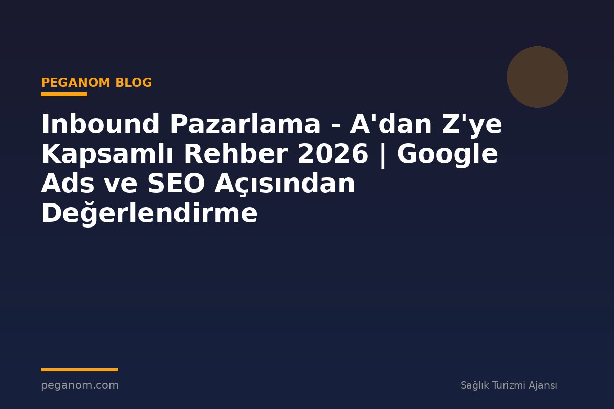 Inbound Pazarlama - A'dan Z'ye Kapsamlı Rehber 2026 | Google Ads ve SEO Açısından Değerlendirme