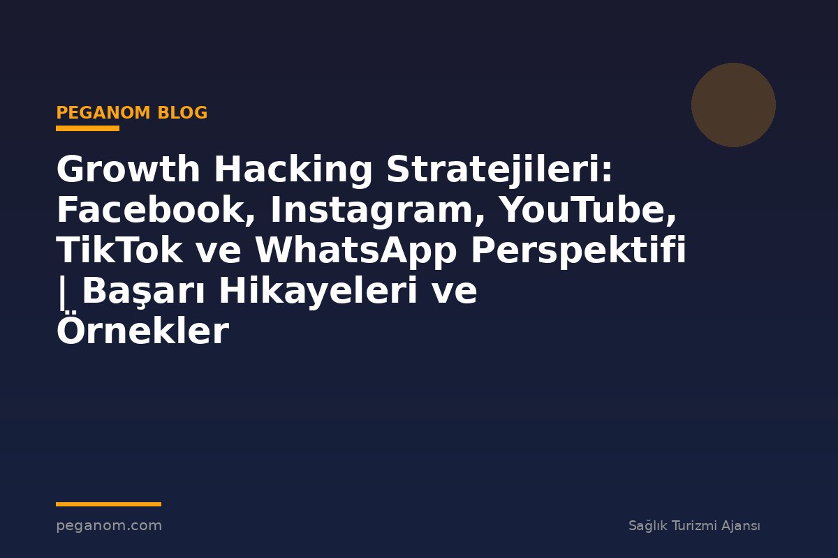Growth Hacking Stratejileri: Facebook, Instagram, YouTube, TikTok ve WhatsApp Perspektifi | Başarı Hikayeleri ve Örnekler