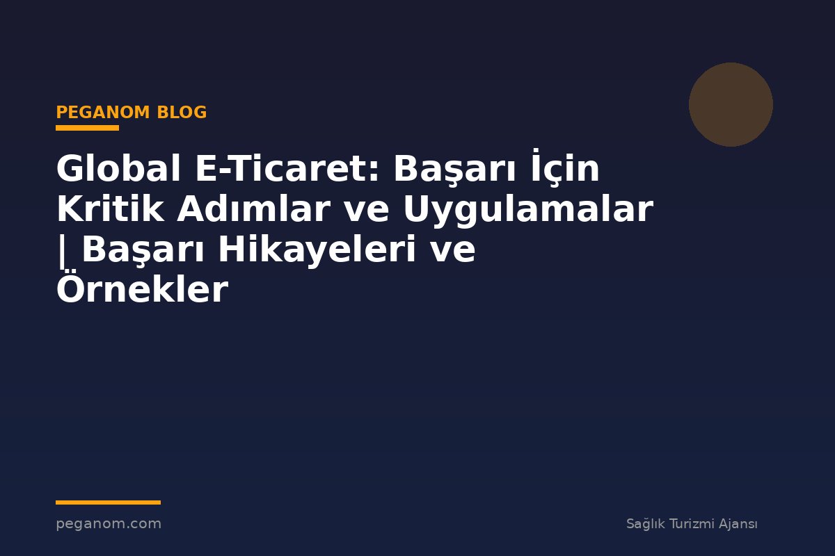 Global E-Ticaret: Başarı İçin Kritik Adımlar ve Uygulamalar | Başarı Hikayeleri ve Örnekler