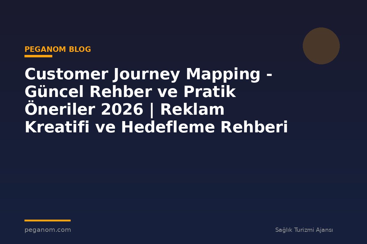 Customer Journey Mapping - Güncel Rehber ve Pratik Öneriler 2026 | Reklam Kreatifi ve Hedefleme Rehberi