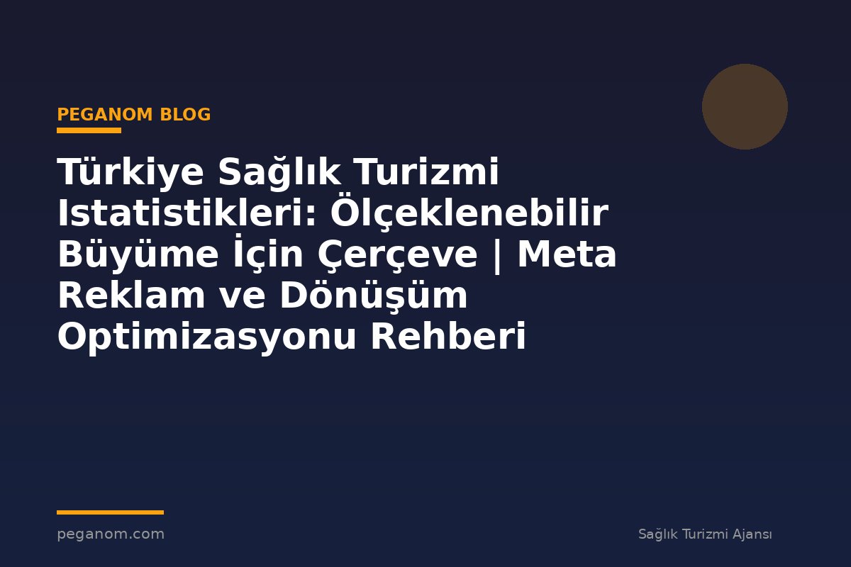 Türkiye Sağlık Turizmi Istatistikleri: Ölçeklenebilir Büyüme İçin Çerçeve | Meta Reklam ve Dönüşüm Optimizasyonu Rehberi