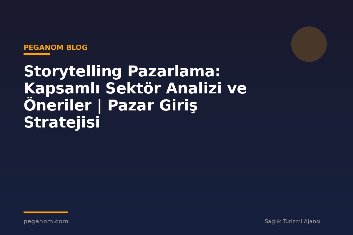 Storytelling Pazarlama: Kapsamlı Sektör Analizi ve Öneriler | Pazar Giriş Stratejisi