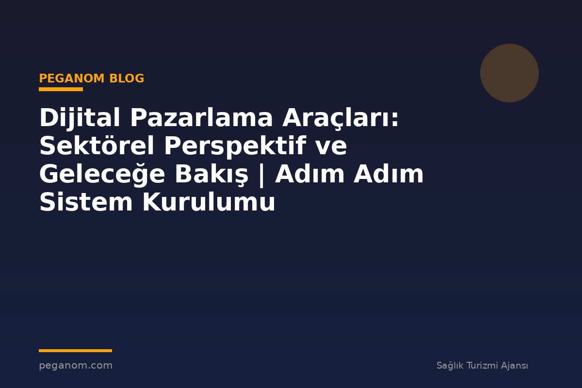 Dijital Pazarlama Araçları: Sektörel Perspektif ve Geleceğe Bakış | Adım Adım Sistem Kurulumu