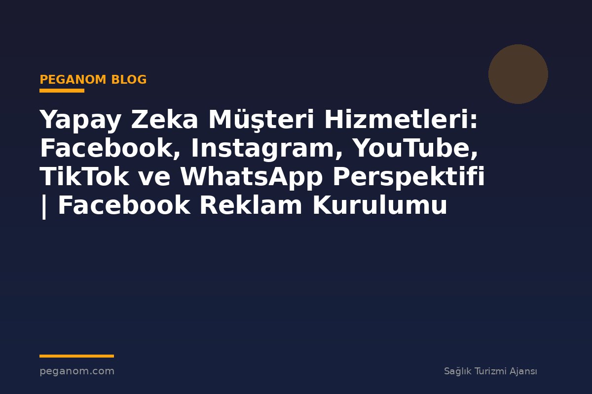 Yapay Zeka Müşteri Hizmetleri: Facebook, Instagram, YouTube, TikTok ve WhatsApp Perspektifi | Facebook Reklam Kurulumu