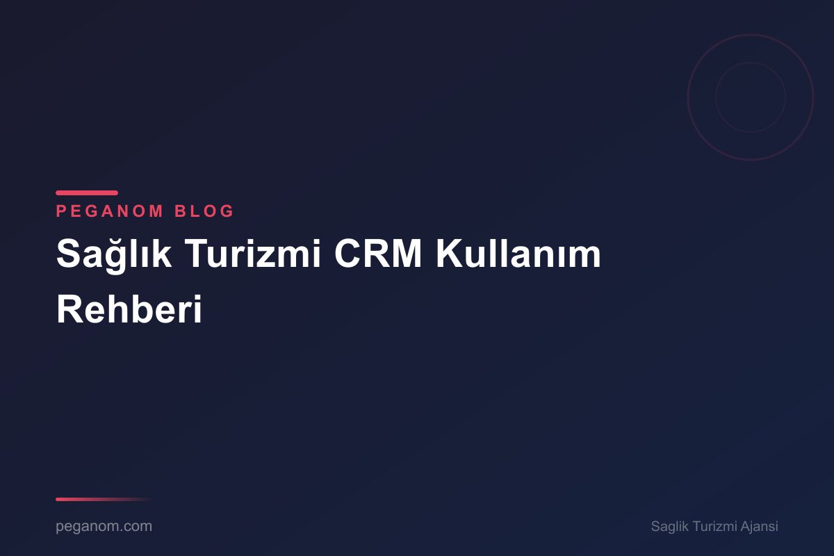 Sağlık Turizmi CRM Kullanım Rehberi