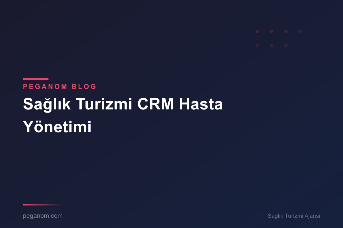 Sağlık Turizmi CRM Hasta Yönetimi