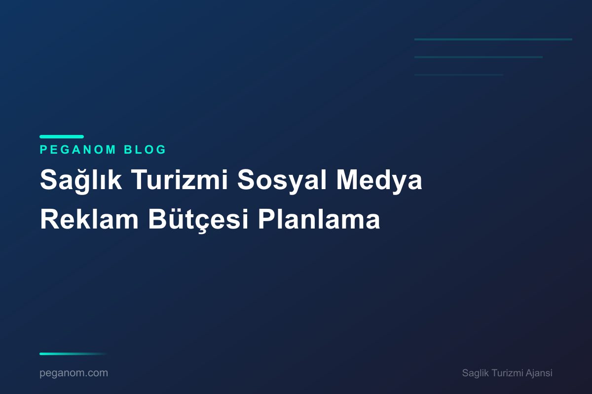Sağlık Turizmi Sosyal Medya Reklam Bütçesi Planlama