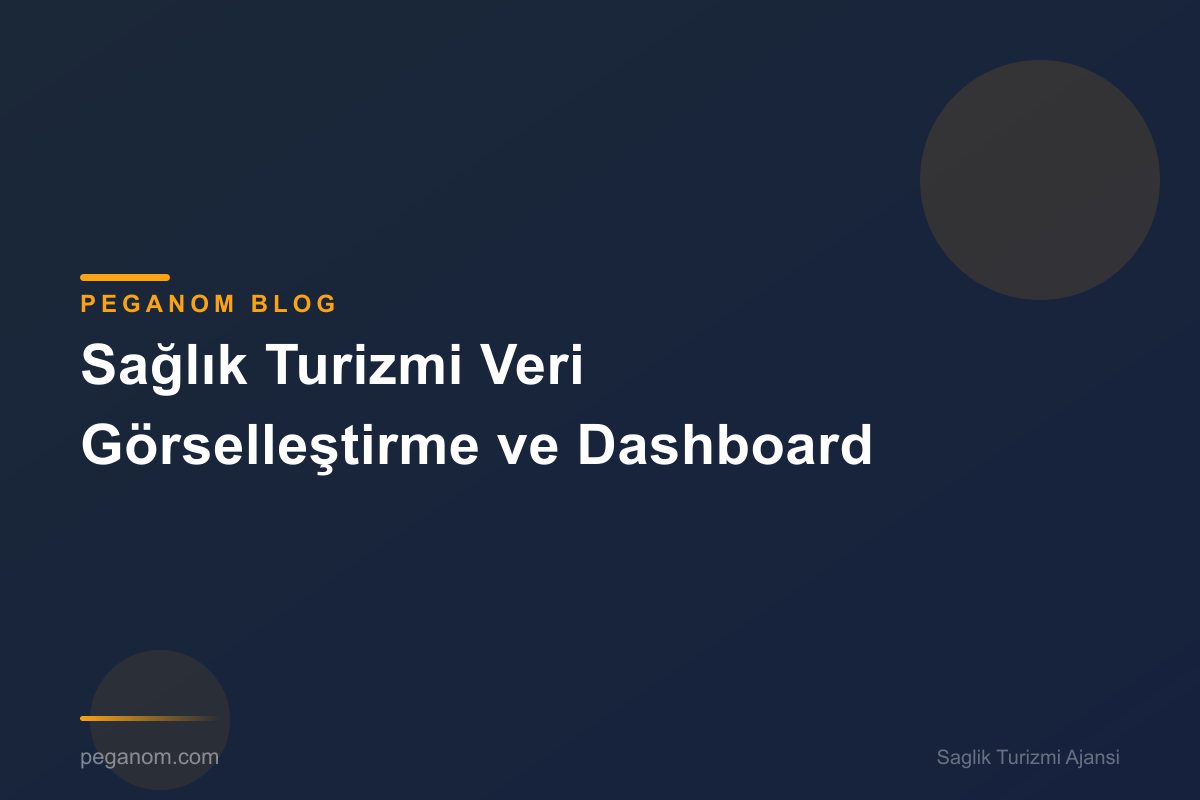 Sağlık Turizmi Veri Görselleştirme ve Dashboard