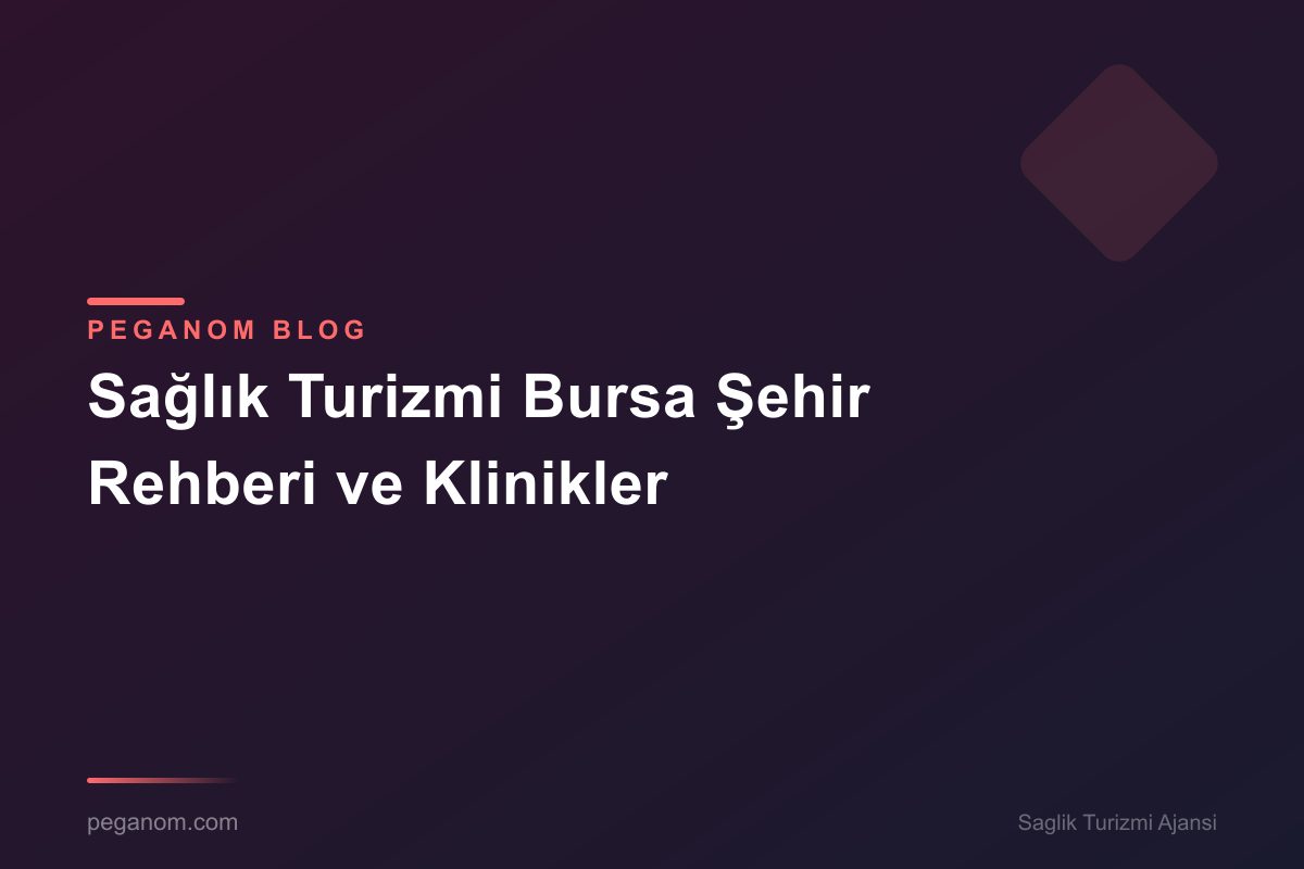 Sağlık Turizmi Bursa Şehir Rehberi ve Klinikler