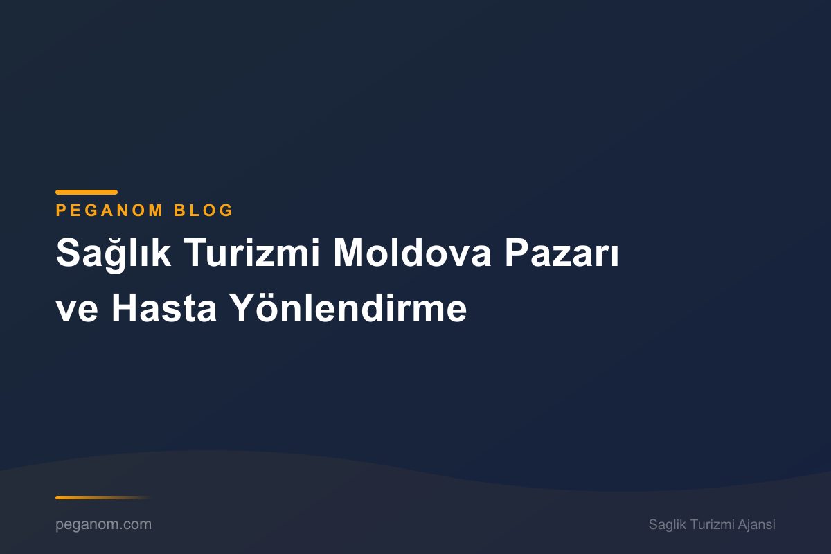 Sağlık Turizmi Moldova Pazarı ve Hasta Yönlendirme