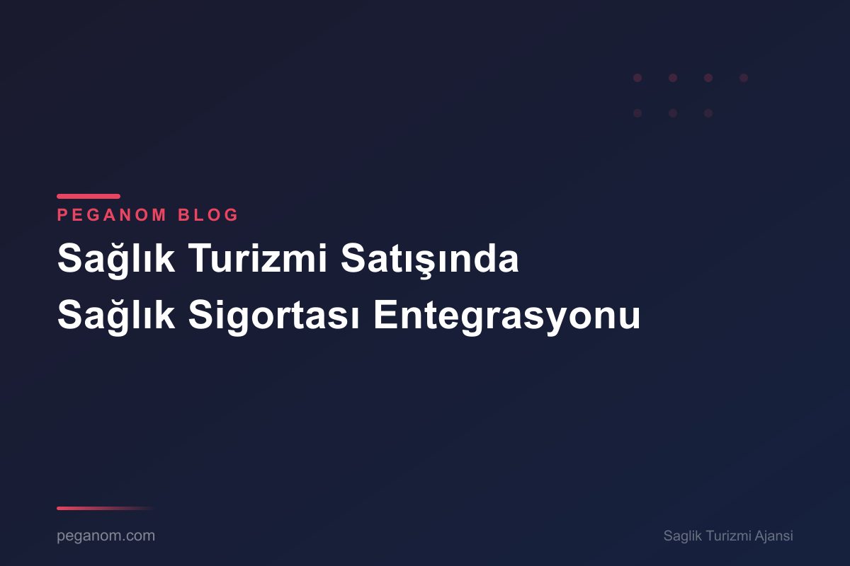 Sağlık Turizmi Satışında Sağlık Sigortası Entegrasyonu