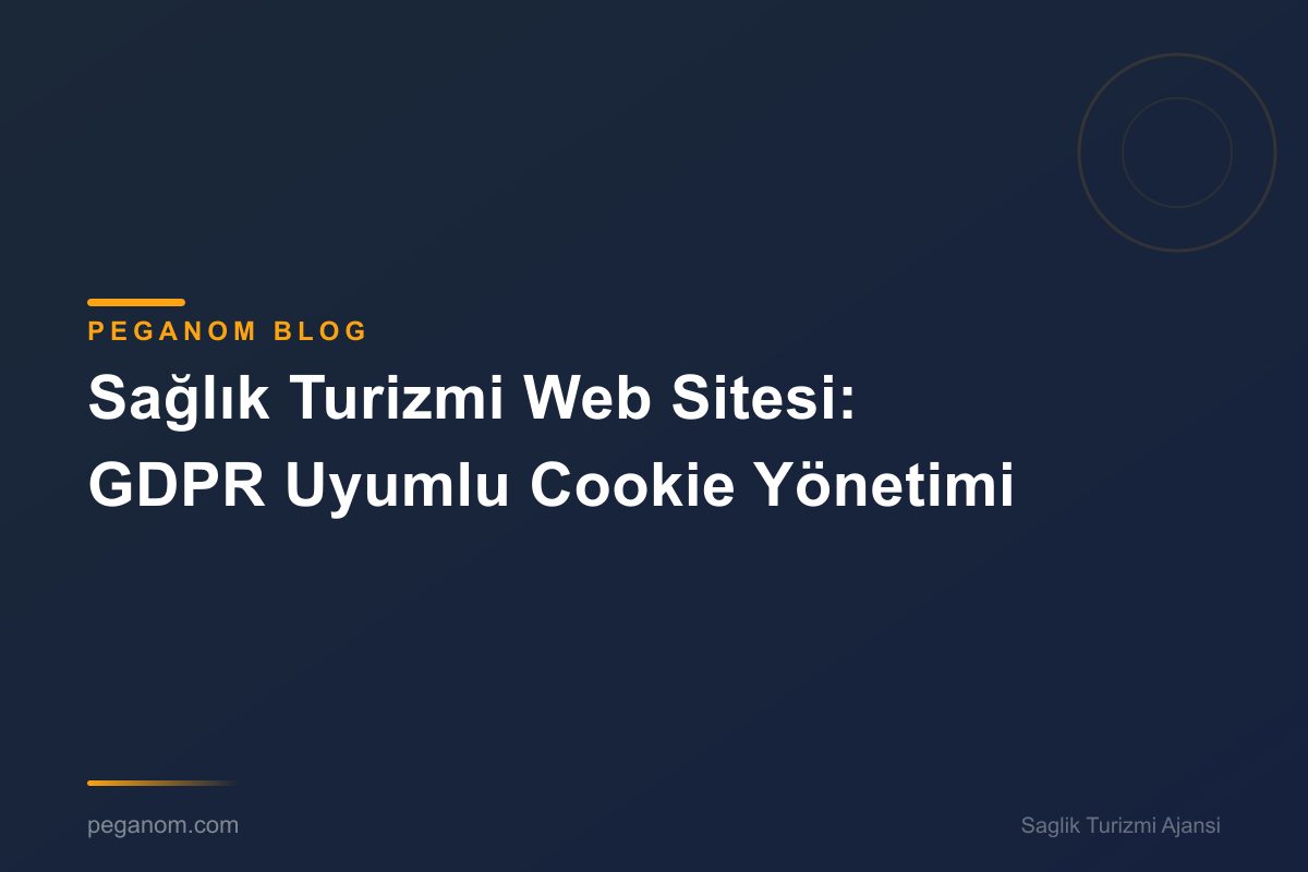 Sağlık Turizmi Web Sitesi: GDPR Uyumlu Cookie Yönetimi