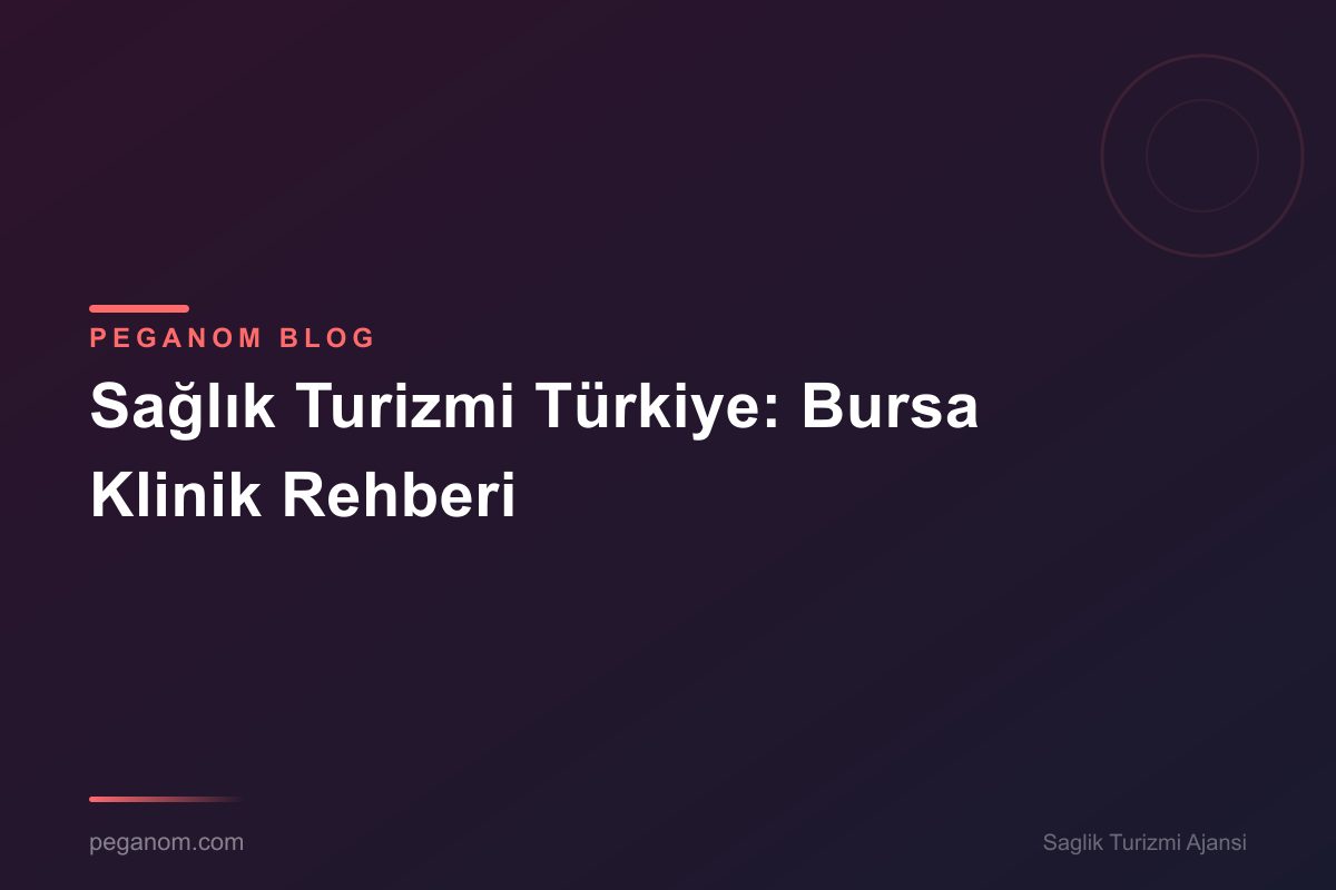 Sağlık Turizmi Türkiye: Bursa Klinik Rehberi
