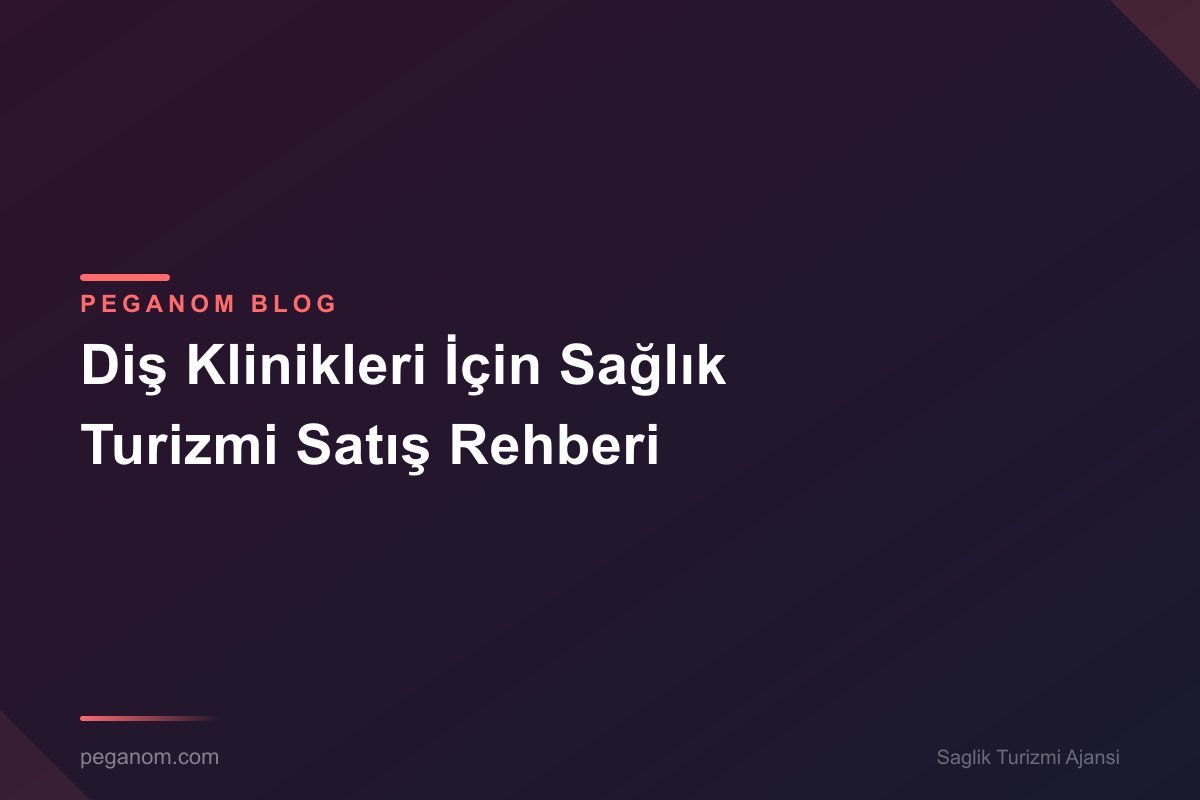 Diş Klinikleri İçin Sağlık Turizmi Satış Rehberi