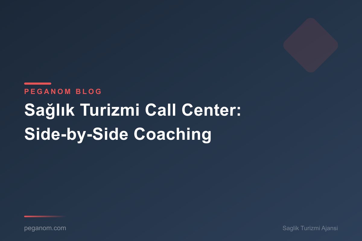 Sağlık Turizmi Call Center: Side-by-Side Coaching